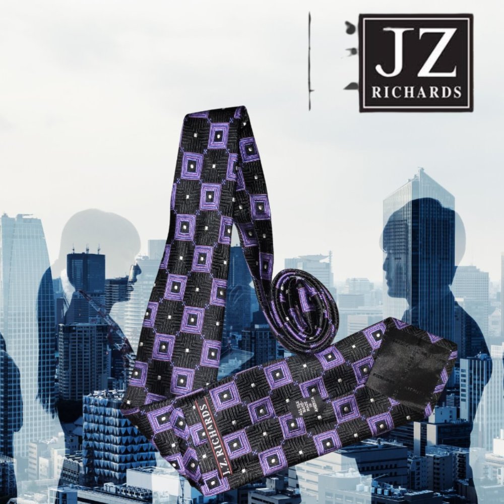 J Z Richards Purple Tie